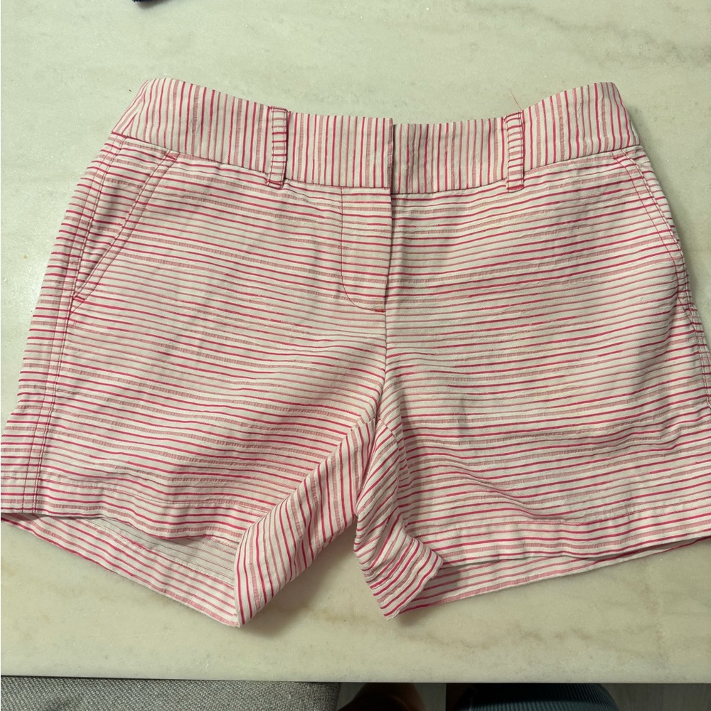 Vineyard vibes pink striped shorts size 4
